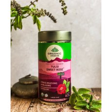 Tulsi Sladká ruža - relax a uvoľnenie, sypaný čaj, 100 g