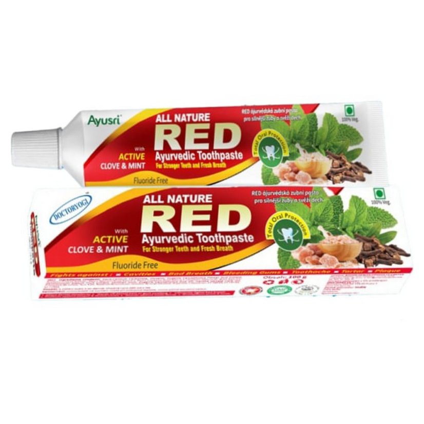 Bylinná zubná pasta Red, Ayusri 100 g Bylinná zubná pasta Red, Ayusri 100 g