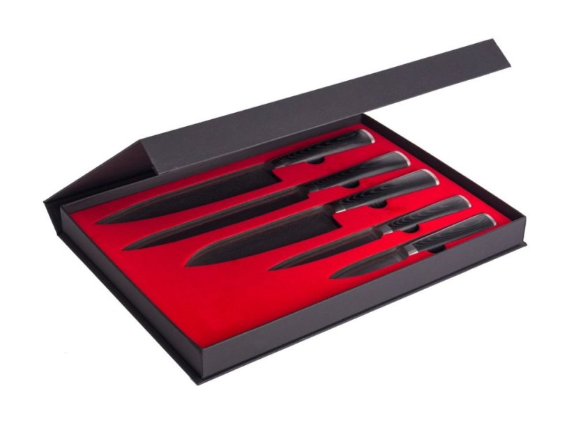 Sada nožov Damascus Premium Box 5ks
