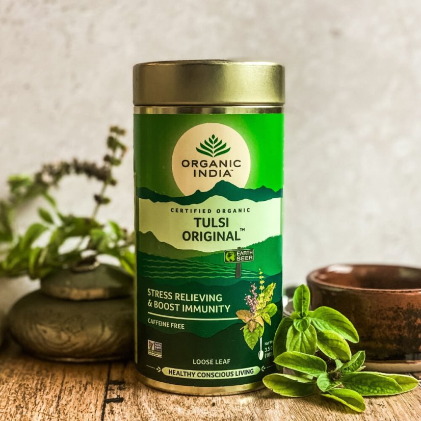 Tulsi Original, imunita a zdravý metabolizmus, sypaný čaj, 100 g