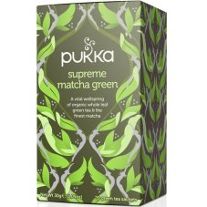 Supreme Matcha Green: Zelený čaj s Matchou na energiu, 20 vreciek