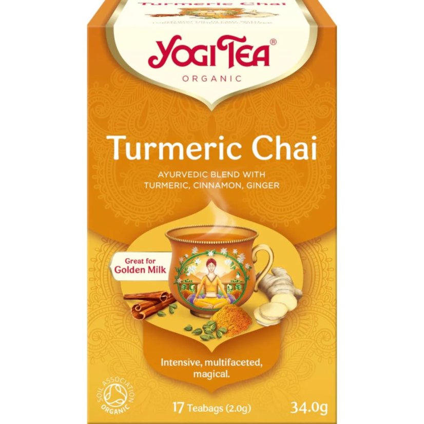 Turmeric Chai, porciovaný čaj, 17 vreciek