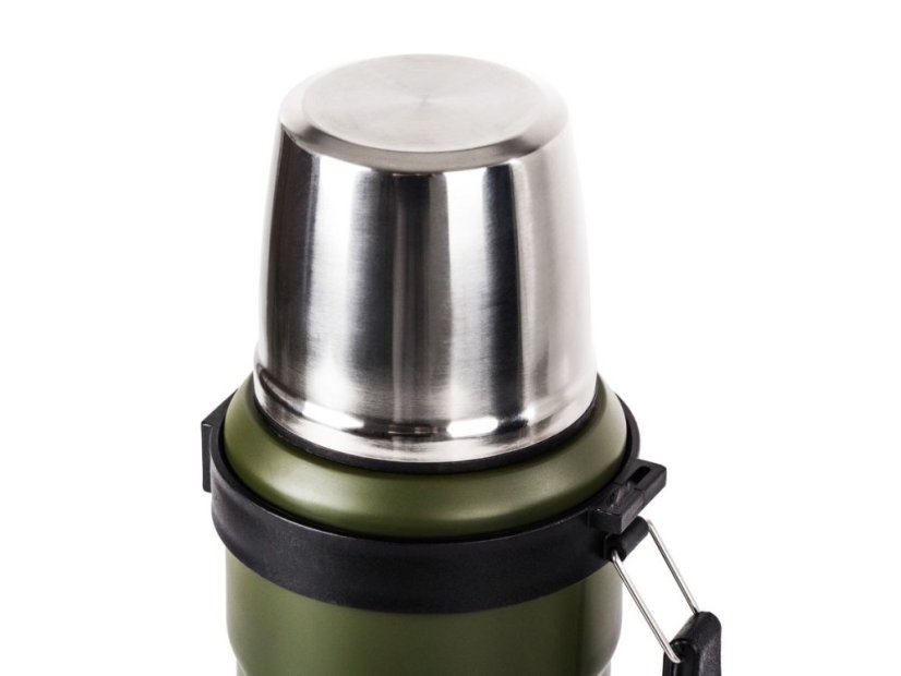 Termofľaša na pitie s rukoväťou zelená, 1000ml