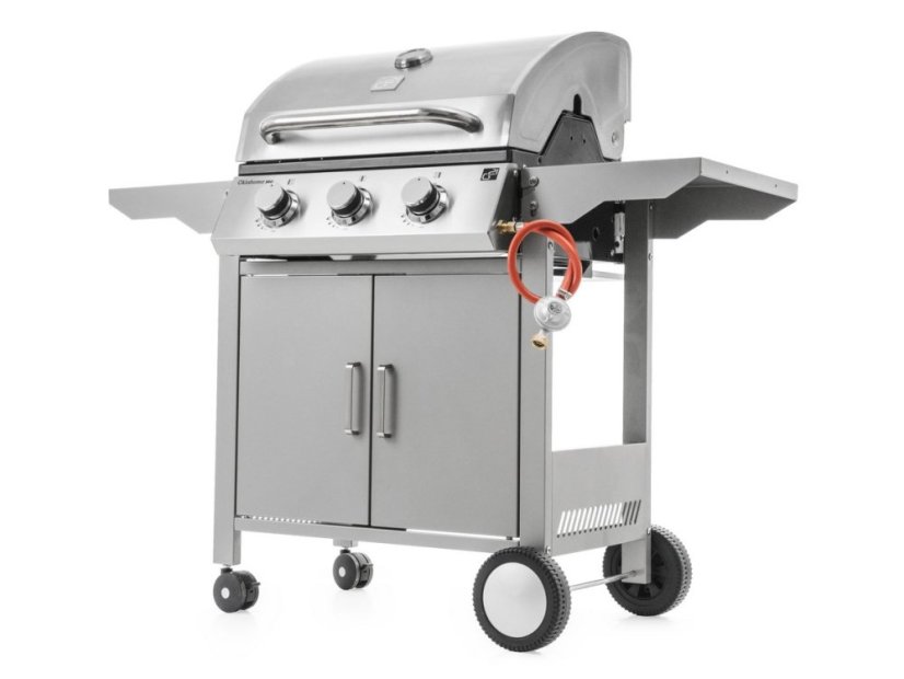 Plynový gril Oklahoma BBQ Premium Line 3 horáky +redukčný ventil