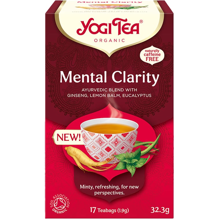 Mental Clarity, pamäť a koncentrácia, porciovaný čaj, 17 vreciek