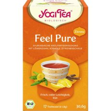 Feel Pure with Lemon, porciovaný čaj, 17 vreciek