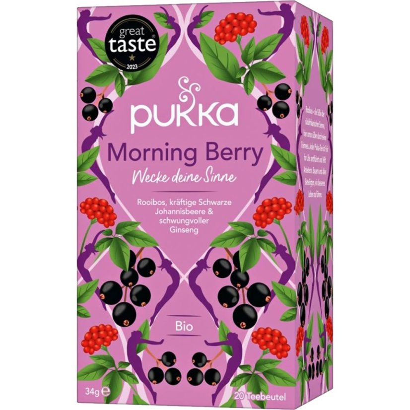 Morning Berry, renné povzbudenie, porciovaný čaj, 20 vreciek