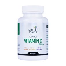 Adelle Davis - Vitamín C 1000 mg, 60 kapsúl