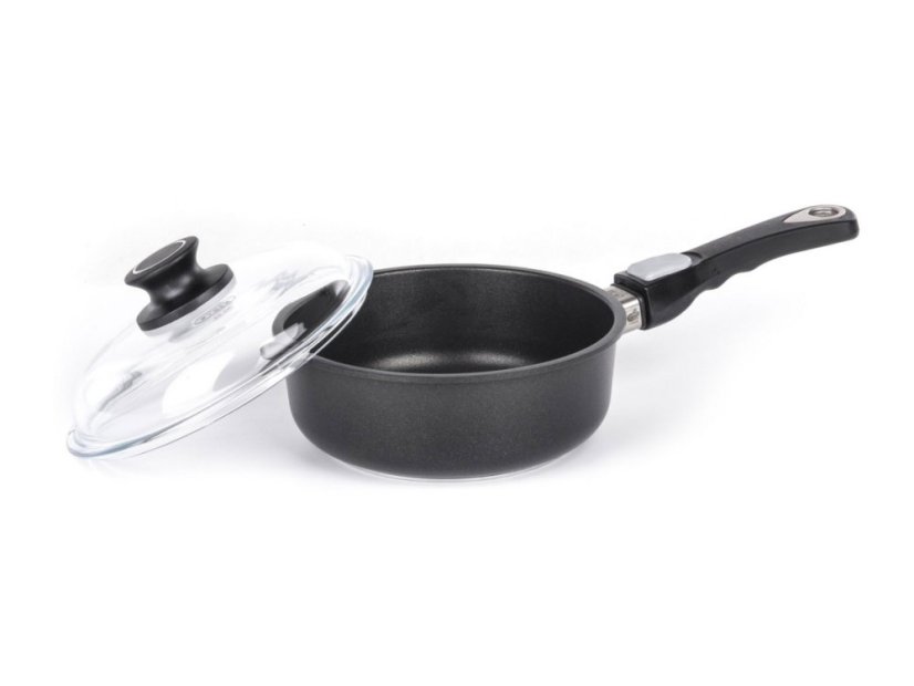 Hlboká panvica Prime 20cm s pokrievkou a odnímateľnou rukoväťou