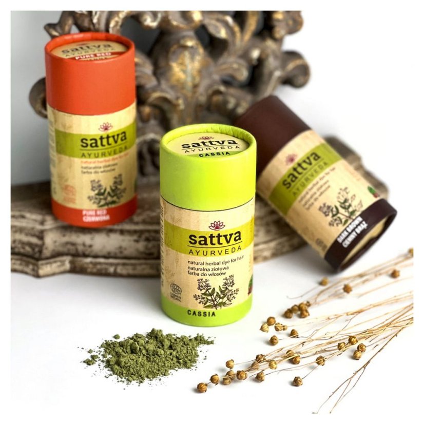 Henna na farbenie a výživu vlasov s Amlou, červené 150g