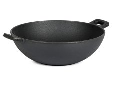 Liatinový wok na gril, litinový