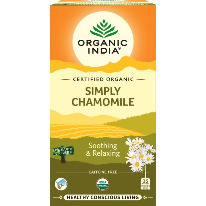 Harmančekový čaj Simply Chamomile - relax a upokojenie, porciovaný čaj, 25 vreciek