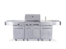 Plynový gril Arizona BBQ kuchyňa Premium Line, 6 horákov +redukčný ventil