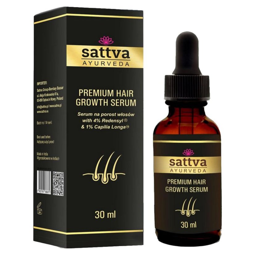 Prémiové sérum na rast vlasov, 30 ml