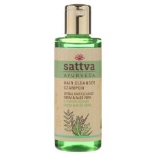 Bylinný vlasový šampón Neem & Aloe Vera pre zdravý rast vlasov, 210 ml