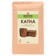 Bylinný vlasový prášok Katha, posilnenie a sfarbenie, 100 g