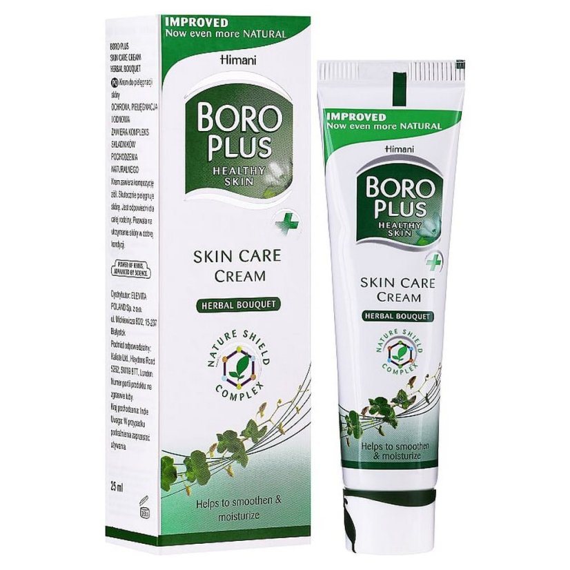 Bylinný pleťový krém Boro Plus s vôňou bylín pre suchú a citlivú pokožku, 25ml