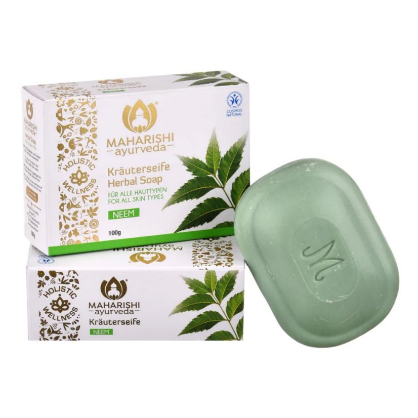 Bylinné mydlo Neem na akné a čierne bodky, 100g