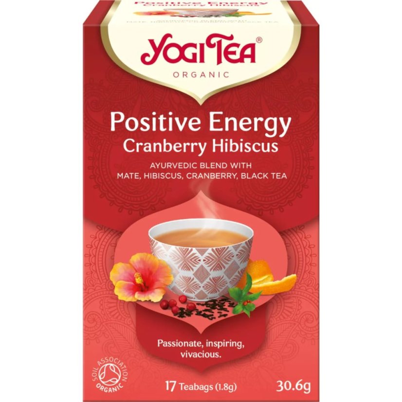 Positive Energy na povzbudnie a energiu, porciovaný čaj, 17 vreciek