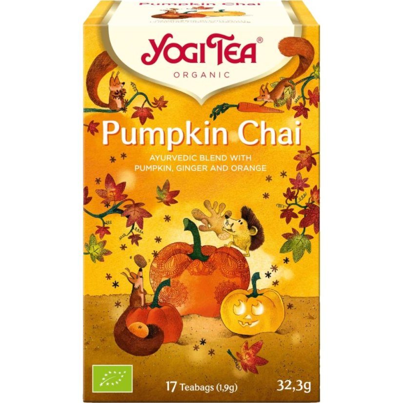 Pumpkin Chai, zahriatie a relax, porciovaný čaj, 17 vreciek