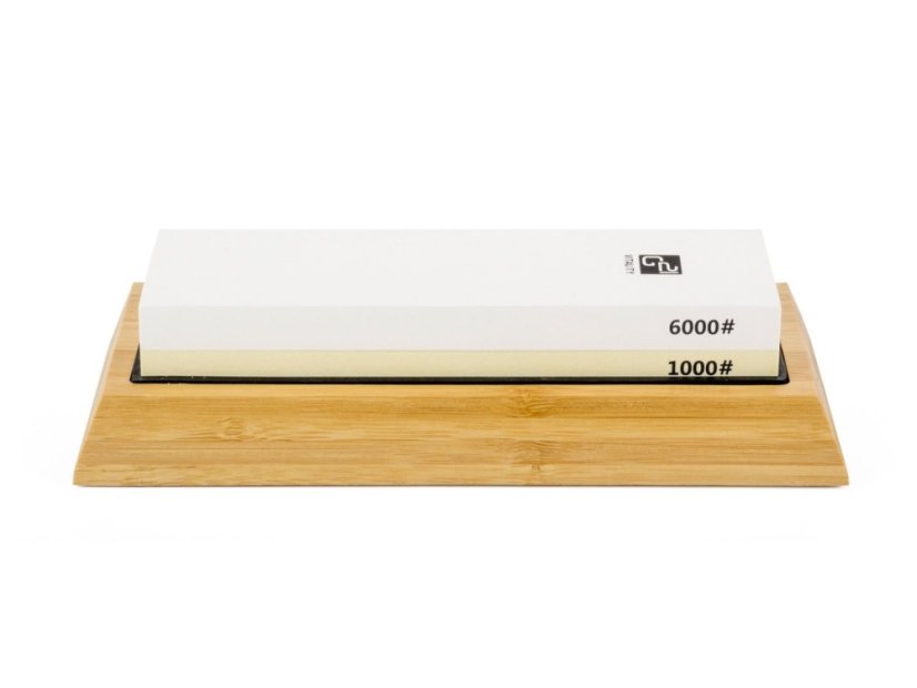Obojstranný brúsny kameň, zrnitosť 1000/6000 s vodítkom