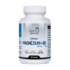 Adelle Davis - Magnézium, 200 mg a B6 40mg, 100 kapsúl