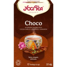 Choco, povzbudenie a relax, porciovaný čaj, 17 vreciek