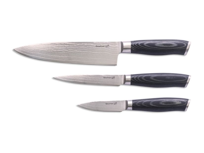 Sada nožov Gourmet Damascus, 3ks small box