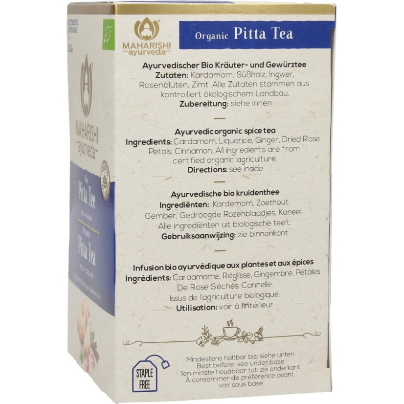 Pitta - vnútorná rovnováha, porciovaný čaj, 15 vreciek
