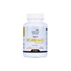 Adelle Davis - Vitamín A+D3 (10.000+400 IU), 60 tabliet