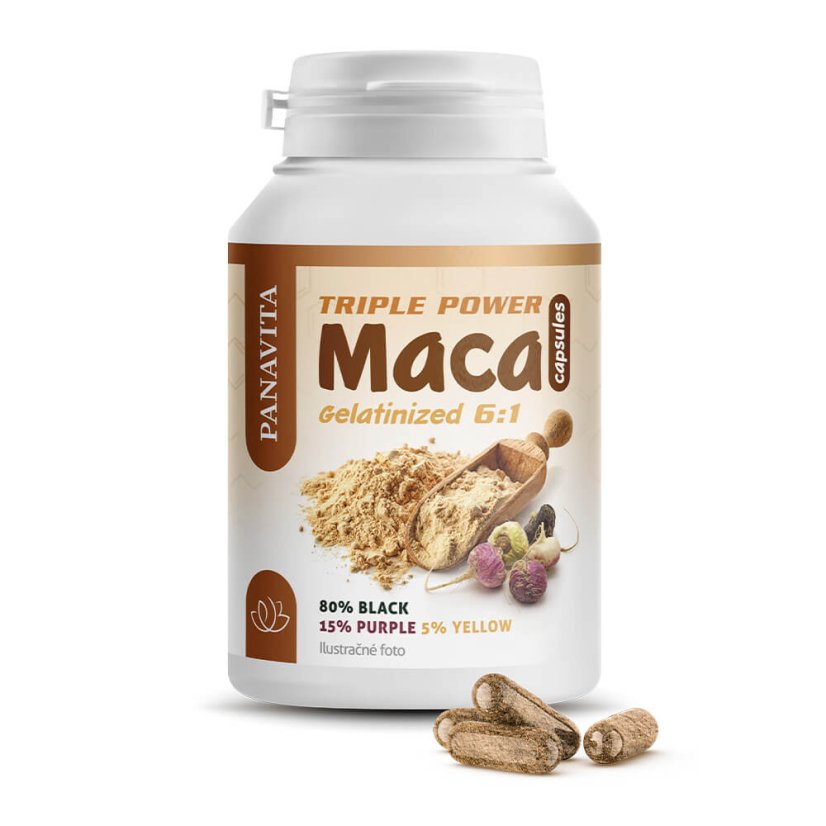 Želatinovaná Maca Tripple Power 6:1 (kapsule)
