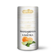 Čierny čaj s mandarínkou a limetkou