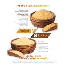 Kuskus z jemného bulguru DURU, 1kg