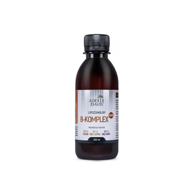 Lipozomálny B-komplex Forte,  zníženie únavy a vyčerpania, 200 ml