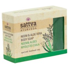 Bylinné mydlo s neemom a Aloe Vera pre hydratáciu pokožky, 125g