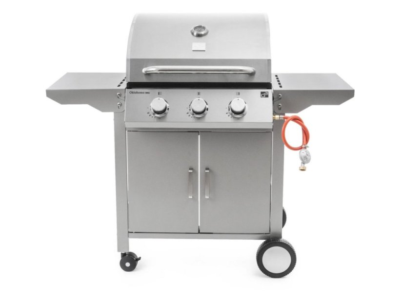 Plynový gril Oklahoma BBQ Premium Line 3 horáky +redukčný ventil