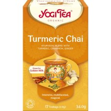 Turmeric Chai proti zápalom a na kĺby, porciovaný čaj, 17 vreciek