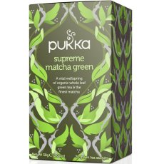 Supreme Matcha Green: Zelený čaj s Matchou na energiu, 20 vreciek