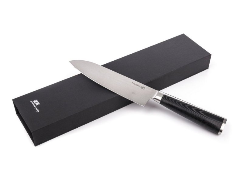 Nôž Damascus Premium 17cm, Santoku