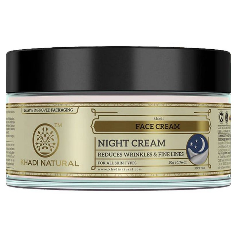 Nočný krém s Mandľami a Aloe Vera proti vráskam, 50g