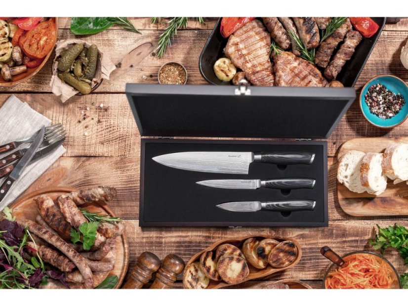 Sada nožov Gourmet Damascus, 3ks small box