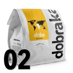 Kvalitná Zrnková Káva Ethiopia Sidamo - 300g Balenie