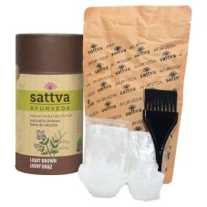 Henna na farbenie a výživu vlasov, svetlohnedá 150g