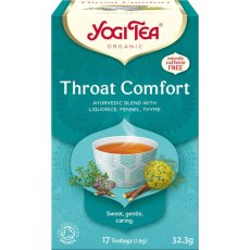 Throat Comfort pre hrdlo a dýchacie cesty, porciovaný čaj, 17 vreciek