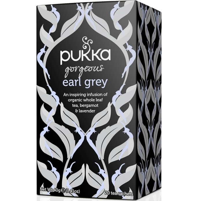 Gorgeous Earl Grey, osvieženie a koncentrácia, porciovaný čaj, 20 vreciek