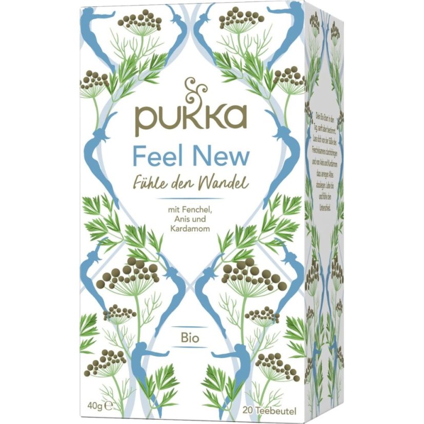 Feel New: Čaj pre detoxikáciu a lepšie trávenie, 20 vrecúšok