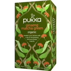 Ginseng Matcha Green, energia a koncentrácia, porciovaný čaj, 20 vreciek