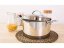 Sada riadu G21 Gourmet Miracle s cedidlom, 9 dielov, nerez / greblon