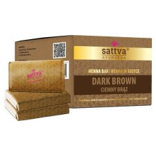 Tuhá henna na farbenie a výživu vlasov, tmavohnedá 240 g