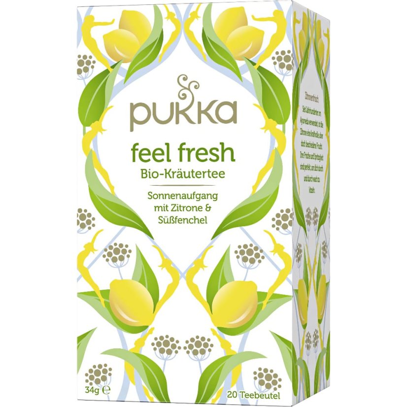 Feel Fresh na osvieženie, porciovaný čaj, 20 vreciek